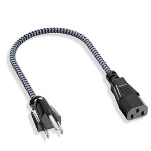 lot 8423 image: Goalfish 3 Prong AC Power Cord 1FT 10A 250V 18AWG