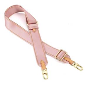 lot 8425 image: Oulario Adjustable Canvas Crossbody Strap 1.5 Inch Wide Pink for Multi Pochette