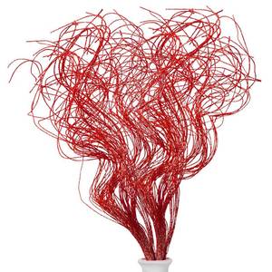 lot 8427 image: Syhood 36 Pieces Red Curly Ting Ting Branches Christmas Glitter