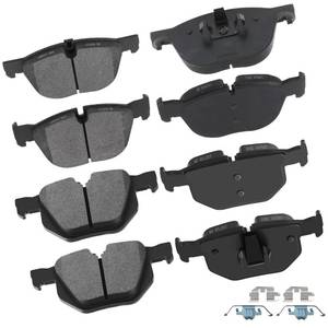 lot 9368 image: cciyu D1042 D1294 Brake Pads wHardware Front Rear Disc Brake Pad Set
