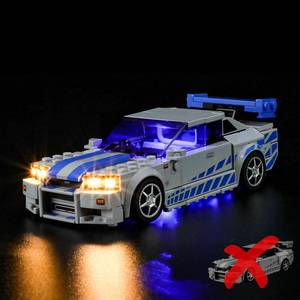 lot 10042 image: BRIKSMAX Led Lighting Kit for LEGO-76917 2 Fast 2 Furious Nissan Skyline GT-R (R34) - Compatible with Lego Building Blocks Model- Not Include Lego Set