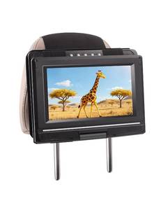 lot 10086 image: Z ZOTHINGTON Car Headrest Mount Holder for Swivel and Flip Type Portable DVD Player fits All 7 to 11 Inch DVD Player - Portable DVD Player Car Holder for Kids in Back Seats (Black)