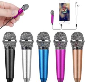 lot 10097 image: Uniwit Mini Portable VocalInstrument Microphone for Voice Video Recording Singing,Vlogging,Podcasting,Tiny Microphone for iPhone Android Phone Computer Latop Notebook Tablet iPad(Rose Red)
