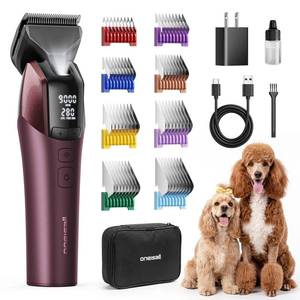 lot 13420 image: Oneisall Professional Dog Clippers 9000RPM 5 Speed  Retail $159.99