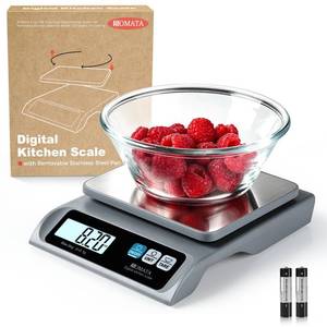 lot 13487 image: BOMATA Digital Kitchen Food Scale 13lb Capacity, Grams and Ounces