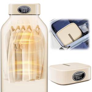 lot 13508 image: Scbestuygo Portable Clothes Dryer, Mini Laundry Dryer with Adjustable Timer
