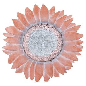 lot 14284 image: Nat & Jules Sunflower Stepping Stone 12 Inch Cast Resin Red Terracotta