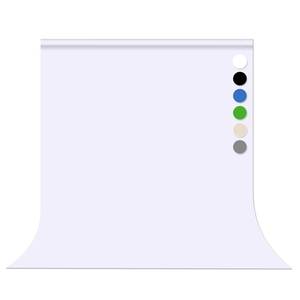 lot 14295 image: White Photo Backdrop Solid Color 5x7 Ft