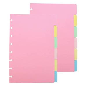 lot 14308 image: ITSYHPRO Discbound Index Dividers 6 Tab Junior 8.5x5.5 8-Hole