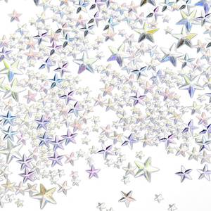 lot 14330 image: Chuangdi Acrylic Star Rhinestone Gems 516 Pcs 4 Sizes Colorful