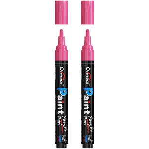 lot 14339 image: Overseas Pink Acrylic Paint Pens Permanent Markers Medium Tip 2 Pack