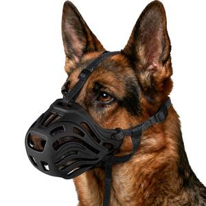 lot 14341 image: Qukcors Dog Muzzle Soft Breathable Basket Style TPE Silicone