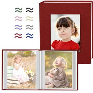 lot 14374 image: Popotop Linen Photo Album 5x7 2 Pack 80 Photos