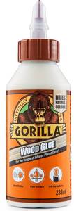 lot 14379 image: Gorilla Waterproof Wood Glue 236ml GRGGWG236