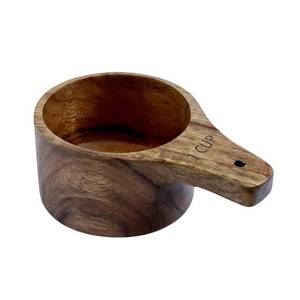 lot 14383 image: Alaviitsi 1 Cup Acacia Wood Measuring Scoop