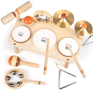 lot 17690 image: Vanplay Kids Drum Set with 6 Musical Instruments