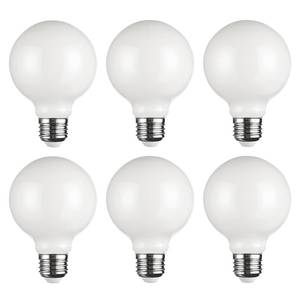 lot 17705 image: SD LUX LED Light Bulb 8W 1000lm 2700K E26 G25 Edison 6PC