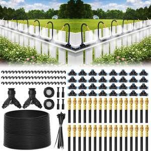 lot 17720 image: Bluepro Pro-Series Drip Irrigation Kit 200 FT with 32 Copper Nozzles