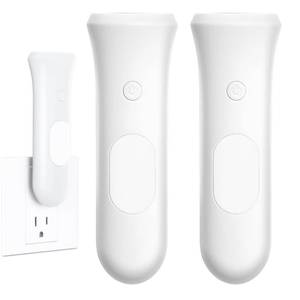 lot 18013 image: ROSSEX Rechargeable Emergency Light Plug In LED Flashlight 2 Pack 80 Lumens