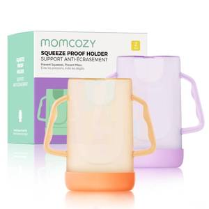 lot 18015 image: Momcozy Baby Food Pouch Holder No Squeeze BPA-Free
