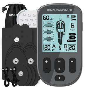 lot 18018 image: KingPavonini TENS Unit Muscle Stimulator 36 Modes 20 Intensities Model SM9055