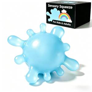 lot 18023 image: Drephere Squishy Stress Sensory Cube Fidget Toy, 1 Pack, Malt Syrup Filled