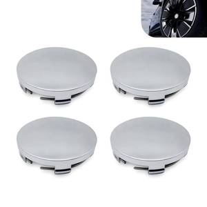 lot 18041 image: Cuymoap Car Wheel Center Caps 2.36 in OD 2.2 in ID Silver (Set of 4)