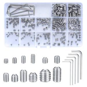 lot 18107 image: MUZHUPGUZ 240 Pcs Set Screw Assortment Kit M3-M8 With Allen Keys