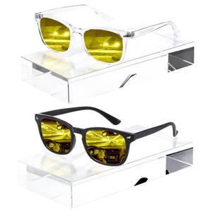 lot 18490 image: Musivon Night Driving Glasses Yellow Polarized Anti-Glare 2 Pack