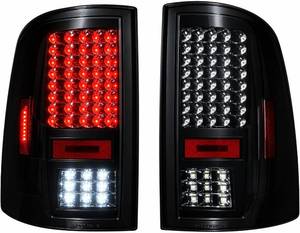 lot 19913 image: Suiwtaa All-in-One LED Tail Light for Dodge Ram 1500 2009-2018 Halogen  Retail $110