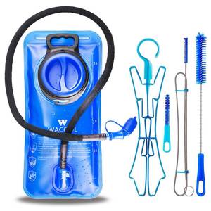 lot 19932 image: WACOOL Hydration Bladder 2L 70oz PEVA BPA Free Leak-Proof with Cleaning Kit