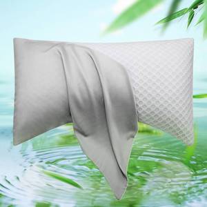lot 20296 image: ELIBABA Crescent Side Sleeper Pillowcase Queen 1 Pack 20 x 30 Light Gray