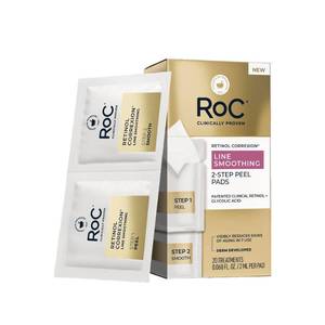 lot 20308 image: RoC Retinol Correxion Line Smoothing 2-Step Peel Pads 20 Treatments
