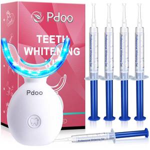lot 20360 image: Pdoo Teeth Whitening Kit with LED Light and 5 Whitening Gel Pens