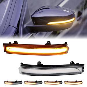lot 20362 image: AreLokpri LED Side Mirror Turn Signal Light Amber For VW Jetta MK6 2011-2018