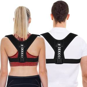lot 20373 image: SNUSIM Posture Corrector Upper Back Brace Neck Shoulder Support Adjustable