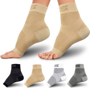 lot 20389 image: Thoxcare Open Toe Compression Socks 20-30 mmHg Beige Medium