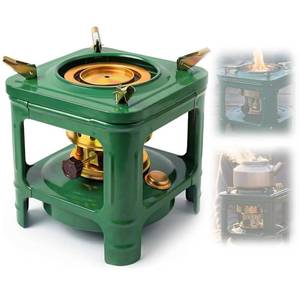 lot 1216 image: Quexlyn Portable Kerosene Camping Stove, Square Iron