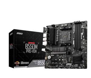 lot 1222 image: MSI Motherboard AMD Ryzen 5000 AM4 Micro-ATX B550M PRO-VDH