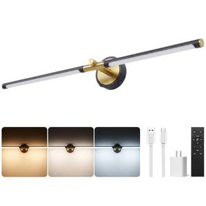 lot 1228 image: URSOLA Picture Light for Wall 38 Inch Battery Operated LED 3CCT Dimmable