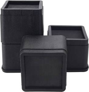 lot 1236 image: BTSD-home Bed Risers 3 Inch Furniture Lifts
