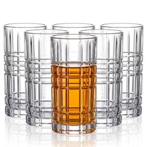 lot 1249 image: Textured Highball Glasses Set of 6, 14 oz