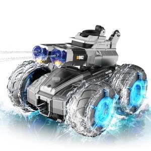 lot 1257 image: ZHYLLO 3-in-1 Amphibious RC Car and Boat 124 Scale 4WD