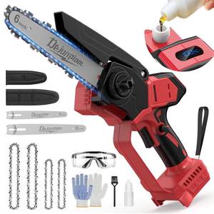 lot 1268 image: Cordless Mini Chainsaw 1200W 6-Inch 8-Inch for Milwaukee M18