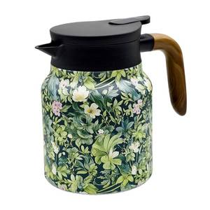 lot 1276 image: Amestar Vintage Floral Tea Pot With Infuser 35 Oz Insulated Stainless Steel
