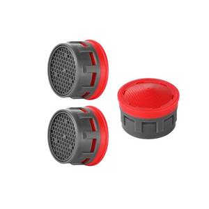 lot 2147 image: JQK Faucet Aerator 2.2 GPM Flow Restrictor Insert 3 Pack FAN22-P3