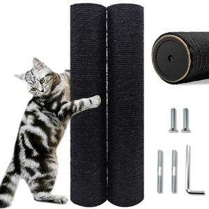 lot 2166 image: SIYIPURR Gothic Cat Tree Replacement Post 2PCS 15.7in M8 Sisal Scratching Pole