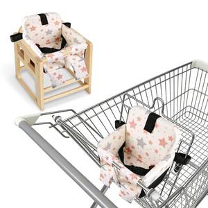 lot 2193 image: IQYIQY Portable Baby Shopping Cart Seat Cover High Chair Cover Stars