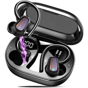 lot 2215 image: OYIB Wireless Earbuds Bluetooth 5.4 50H Playtime Sport Earphones with Earhooks