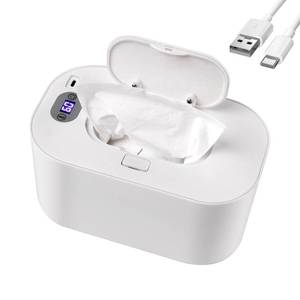 lot 2229 image: Hebafri Baby Wipe Warmer Dispenser 5 Temperature Modes White